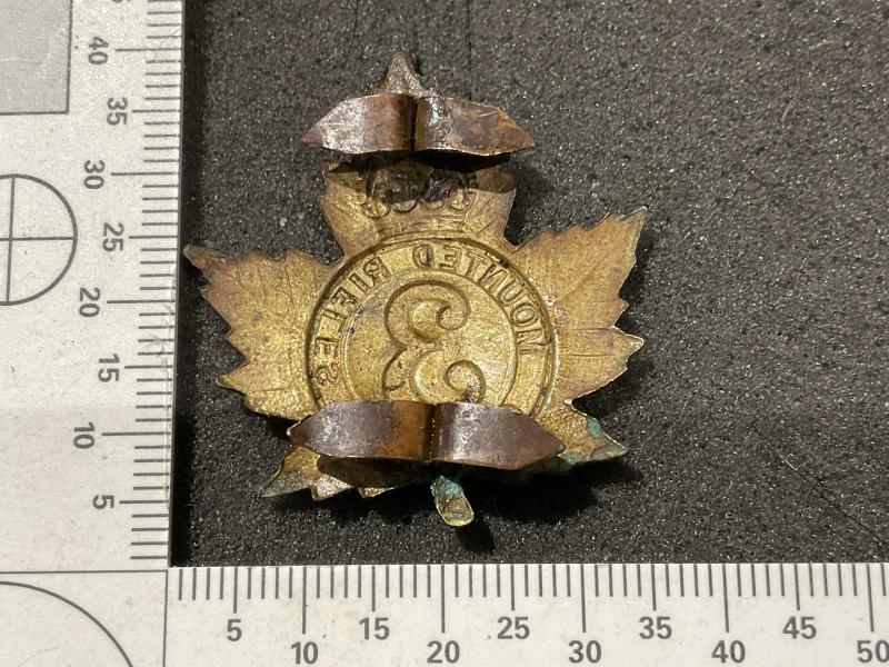 WW1 C.E.F 3rd Mounted Rifles cap badge