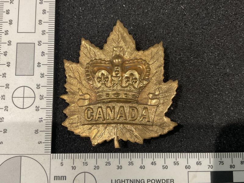 Boer War, Canadian General Service slouch hat badge