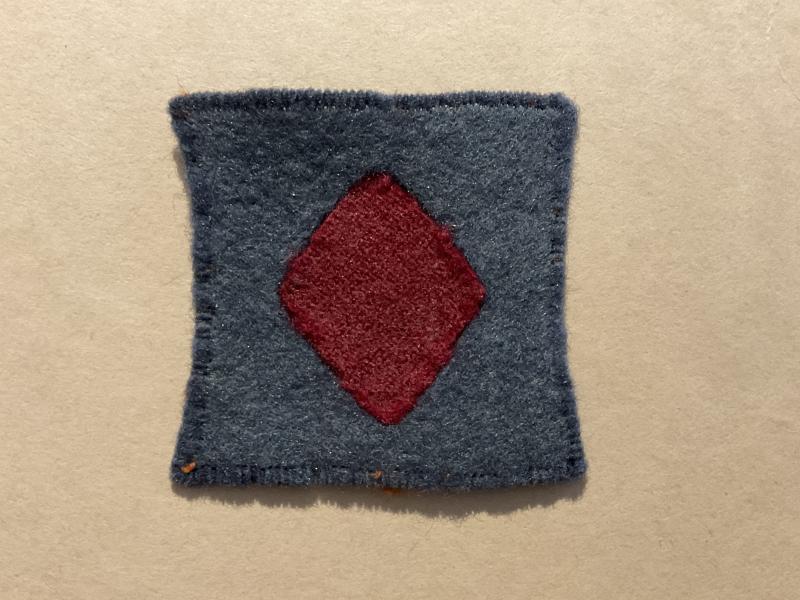 WW2 British 61st Div cloth formation sign