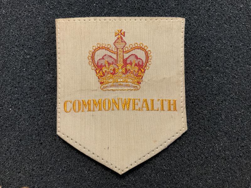 Commonwealth Forces Post 1952 silk sleeve badge