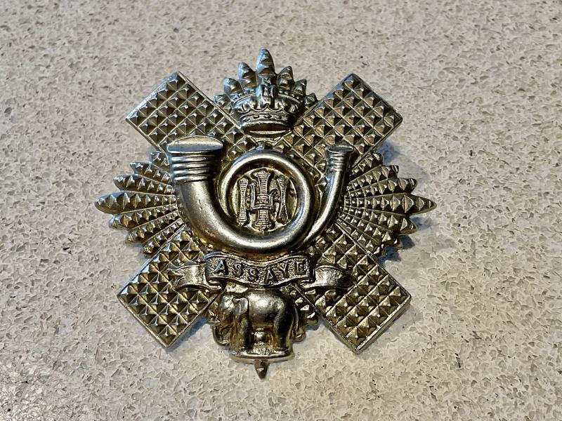 Q.V.C Highland Light Infantry glengarry badge
