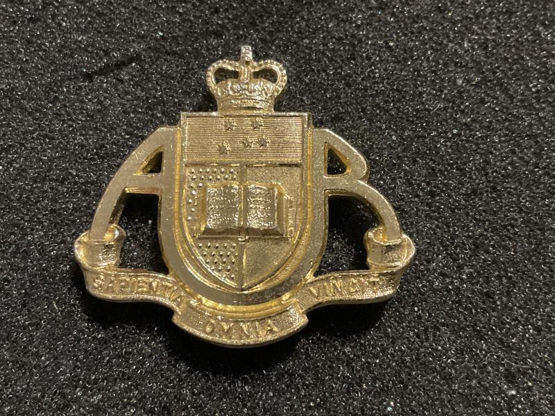 Adelaide university Regiment anodised collar badge