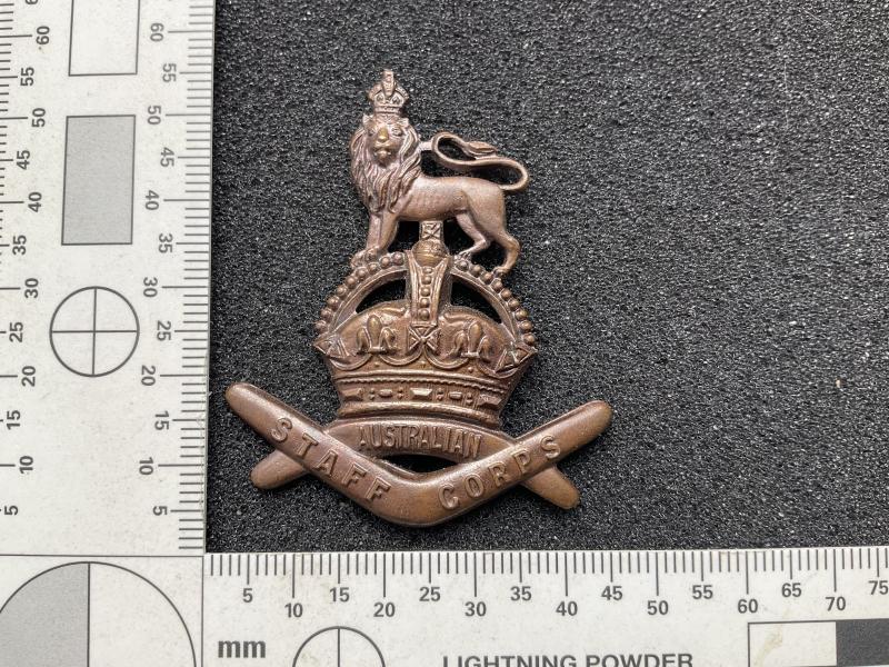 Australian Staff Corps cap badge circa 1930-42