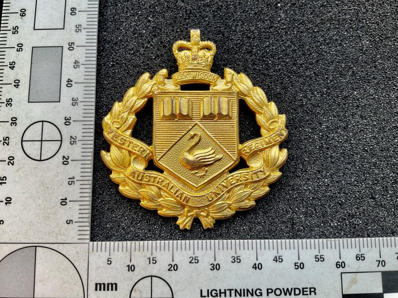 Western Australia University Regiment 1953-60 hat badge