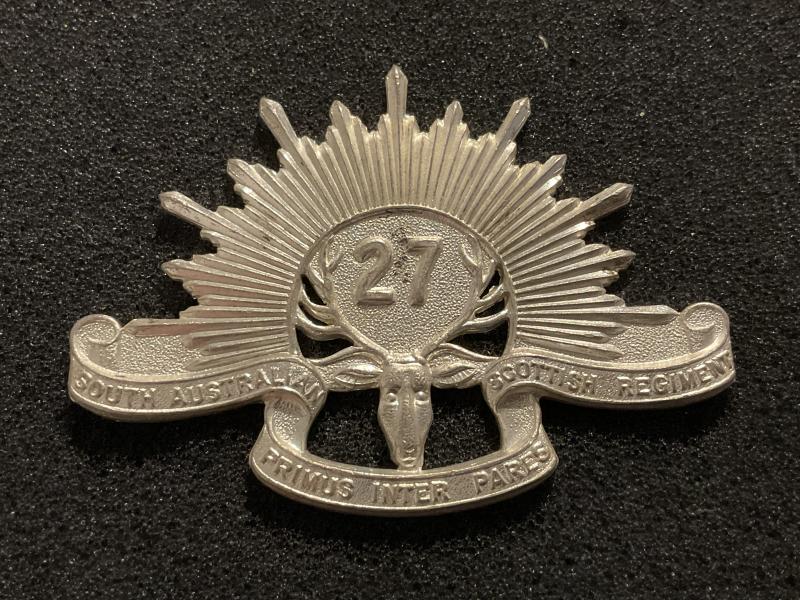 27th Inf Bn (South Australia Scottish Regt) cap badge