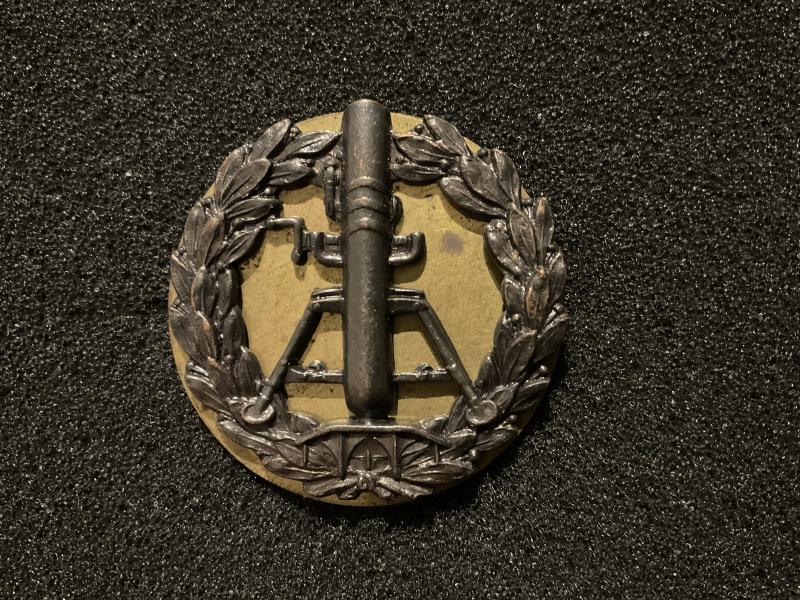 WW2 Australian Mortar Man sleeve badge