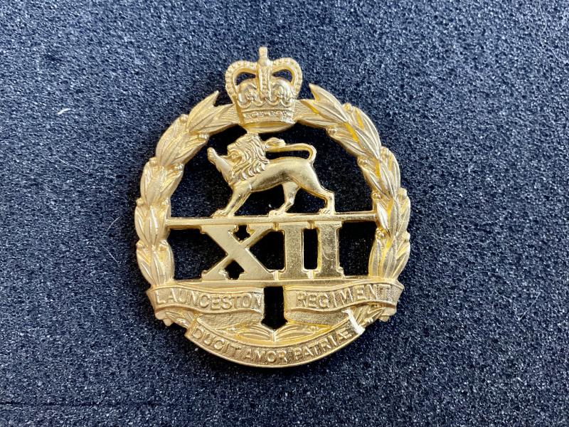 12th Inf Battalion The Launceston Regt cap badge