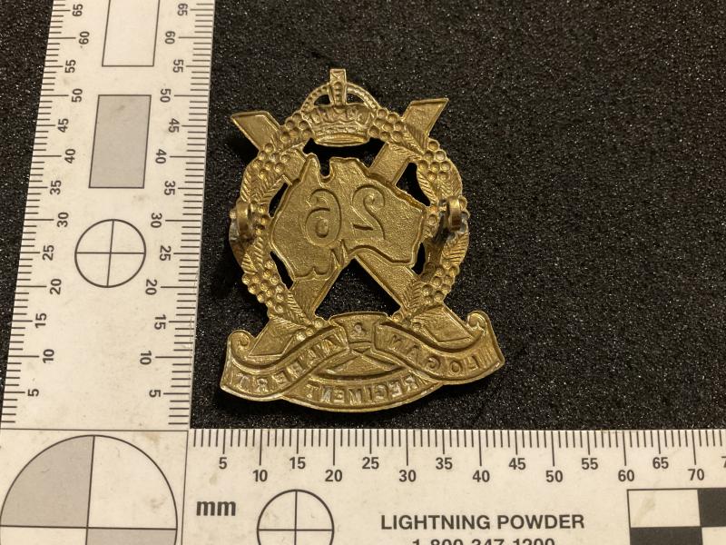 Australian 26th Inf Bn (The Logan & Albert Regt) hat badge