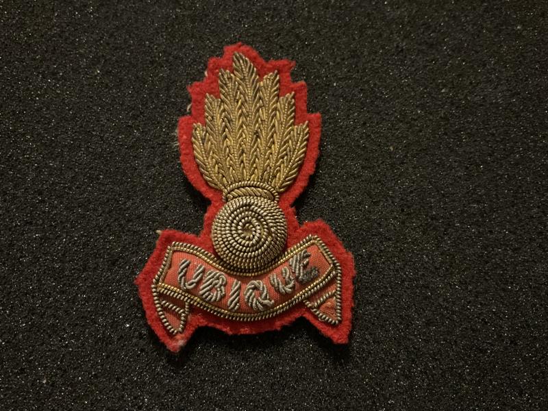 Royal Artillery officers field service cap bullion badge