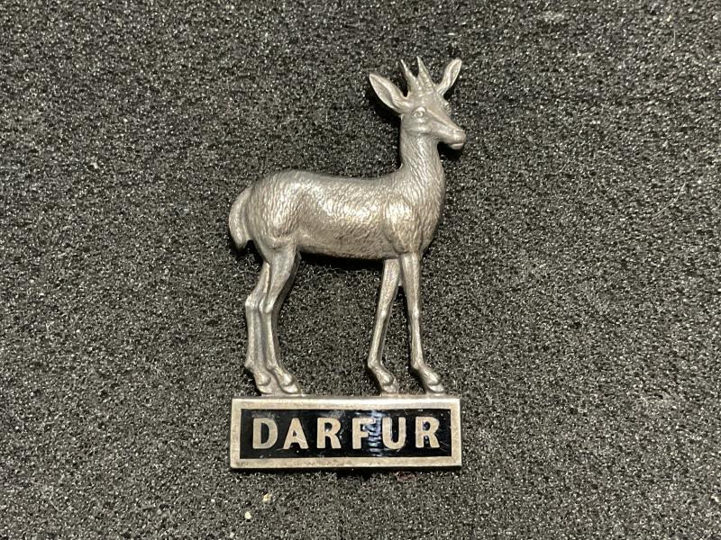 1918 Hallmarked Darfur Province Police hat badge