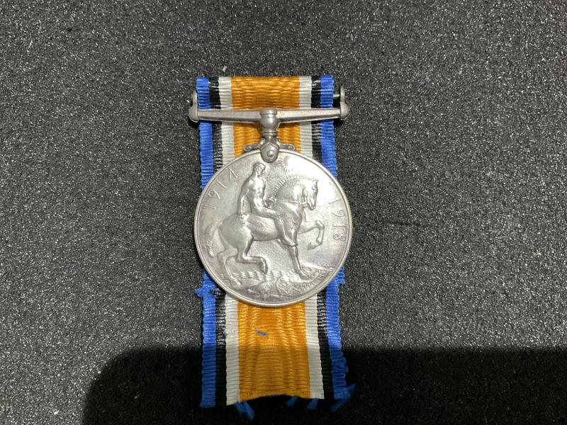 WW1 War Medal; G-54236 PTE A.GURNEY Middlesex Regt
