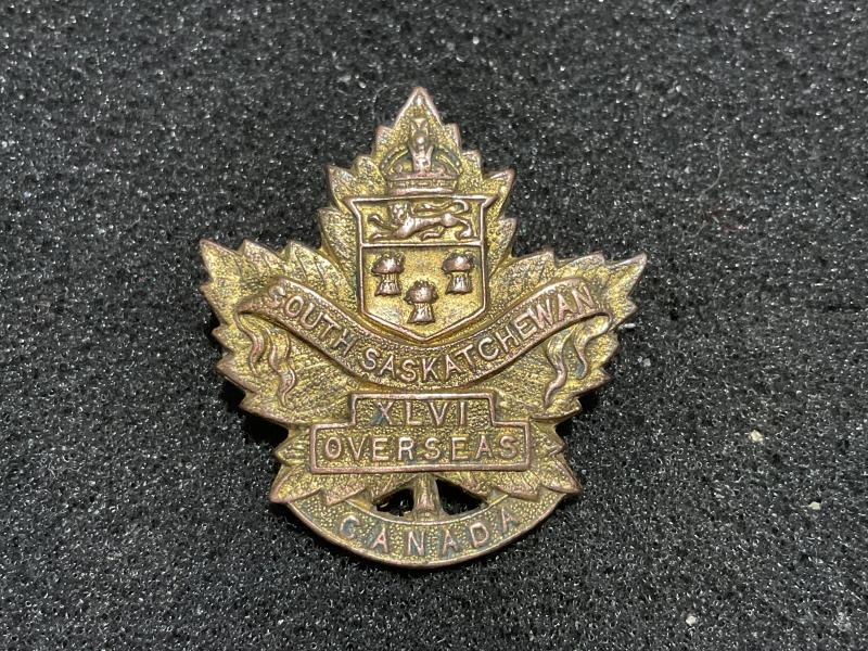 WW1 C.E.F 46th Battalion ‘South Saskatchewan’ collar