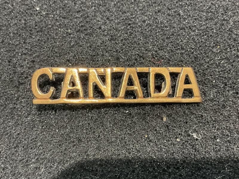 WW1 C.E.F CANADA shoulder title