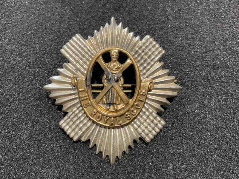 WW1/2 Royal Scots glengarry badge