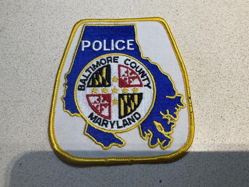 Baltimore County , Maryland, police patch