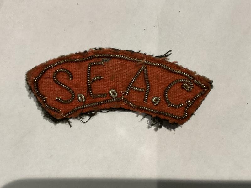 British/Commonwealth S.E.A.C shoulder title