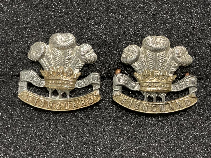 The Pembroke Yeomanry (Castle Martin) officers collars