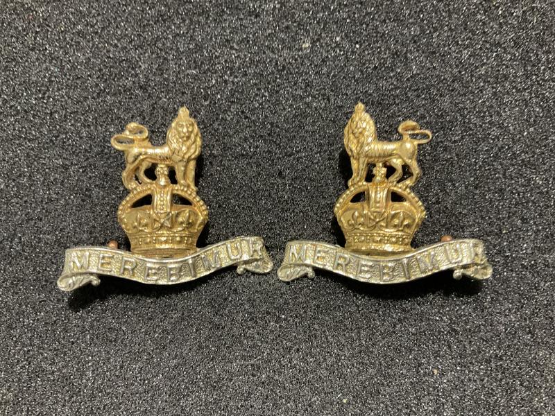 15th/19th Kings Royal Hussars collar badges