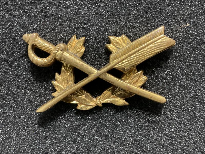 WW2/Korea US Army Judge Advocate collar badge