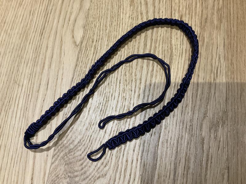 Royal Signals Corps dark blue lanyard