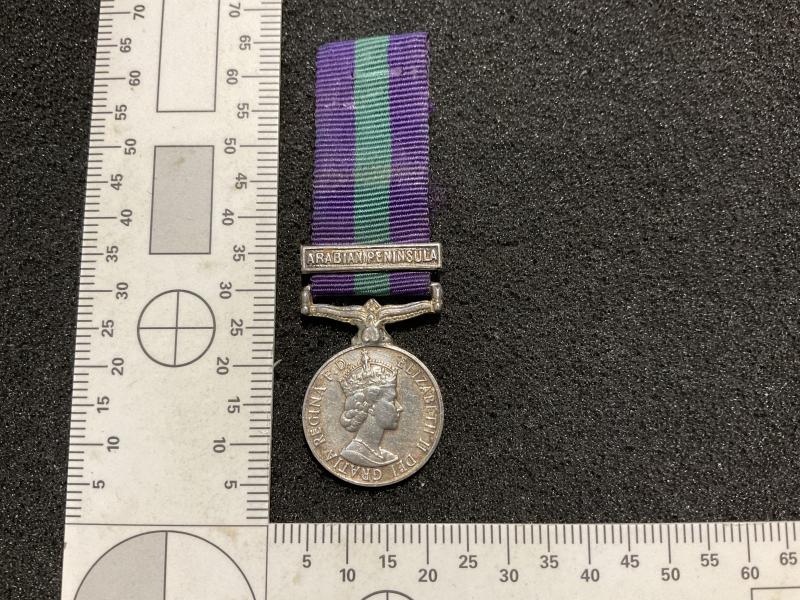 Miniature Arabian Penninsula General service medal