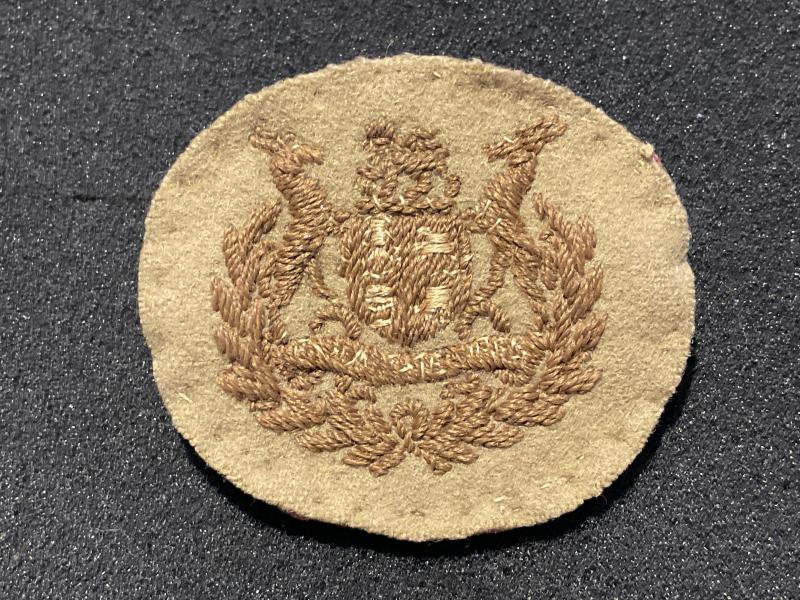 WW2 S.A cloth warrant officers sleeve badge