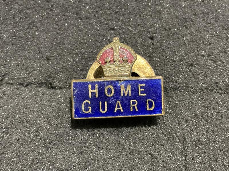 WW2 Home Guard enamel lapel badge