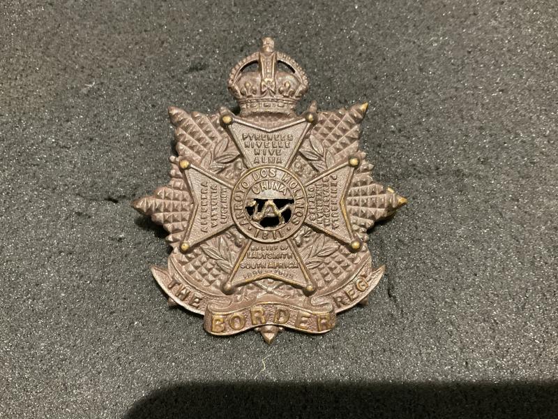 WW1/2 The Border Regiment OSD cap badge