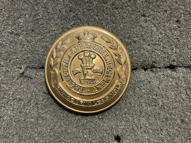 South Lancashire Regiment brass button