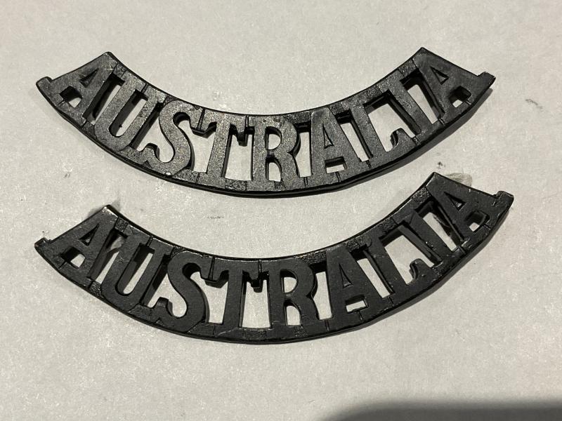 WW1/2 AUSTRALIA nationality titles