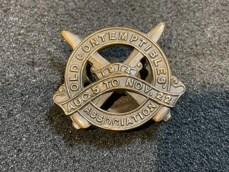 WW1 Old Contemptibles Association lapel badge