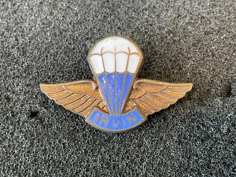Irvin Air Chutes Parachute Company badge