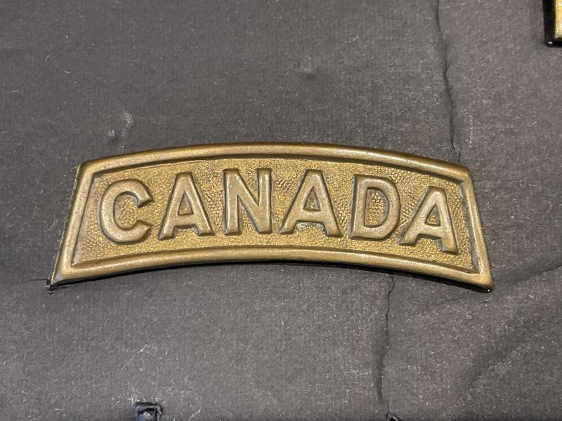 WW1 C.E.F CANADA title by BIRKS dated 1915