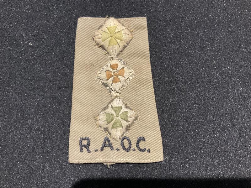WW2 Tropical/desert R.A.O.C Captains shoulder slide