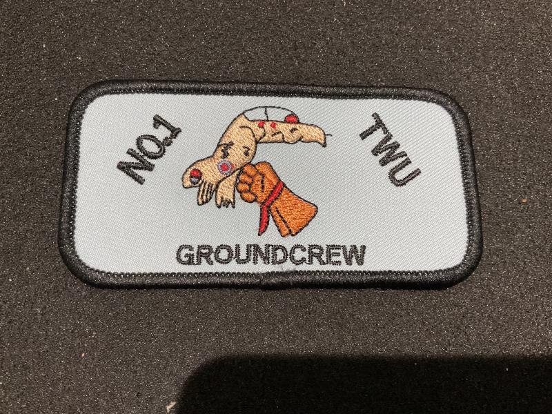 R.A.F No1 Tactical weapons Unit groundcrew badge