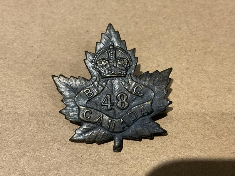 WW1 C.E.F 48th Infantry Batt cap badge