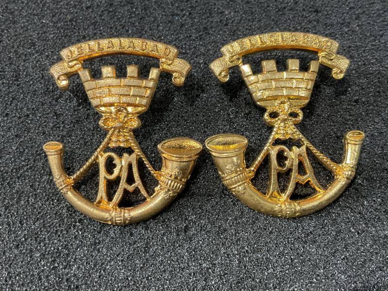 Somerset Light infantry (Prince Alberts) collar badges