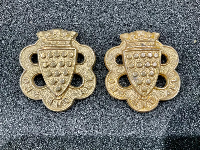 Duke of Cornwalls Light Infantry collar badges