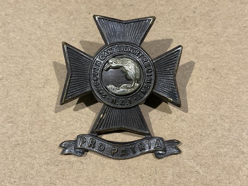NZ 2nd South Canterbury Regiment cap badge