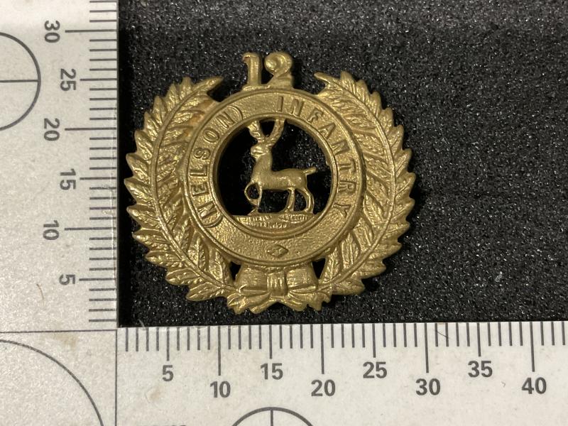 NZ 12th (Nelson) Regiment collar badge by gaunt