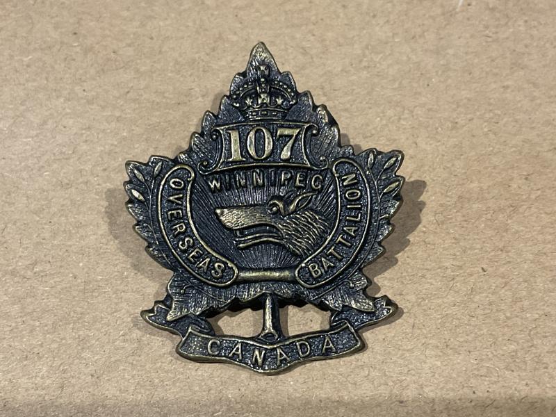 WW1 C.E.F 106th Infantry Battalion collar badge