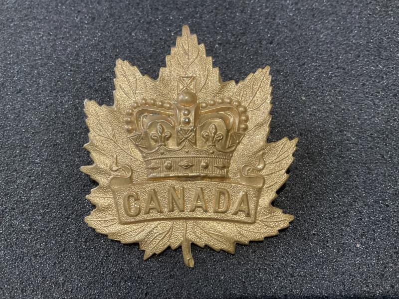 Boer war Canadian General Service slouch hat badge
