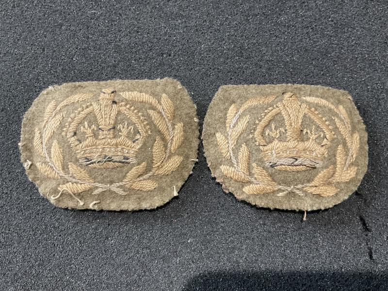 WW1/2 British & Commonwealth W.O rank crowns