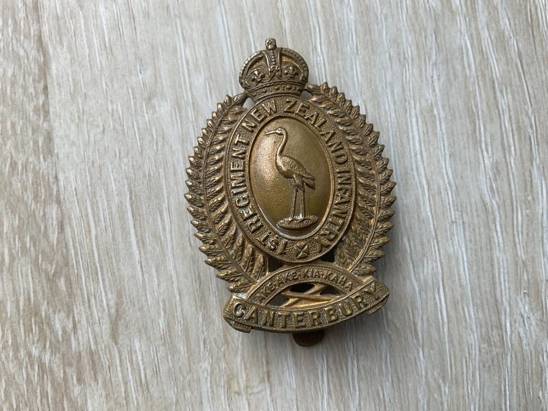 1st Canterbury Regiment, New Zealand Regiment cap badge
