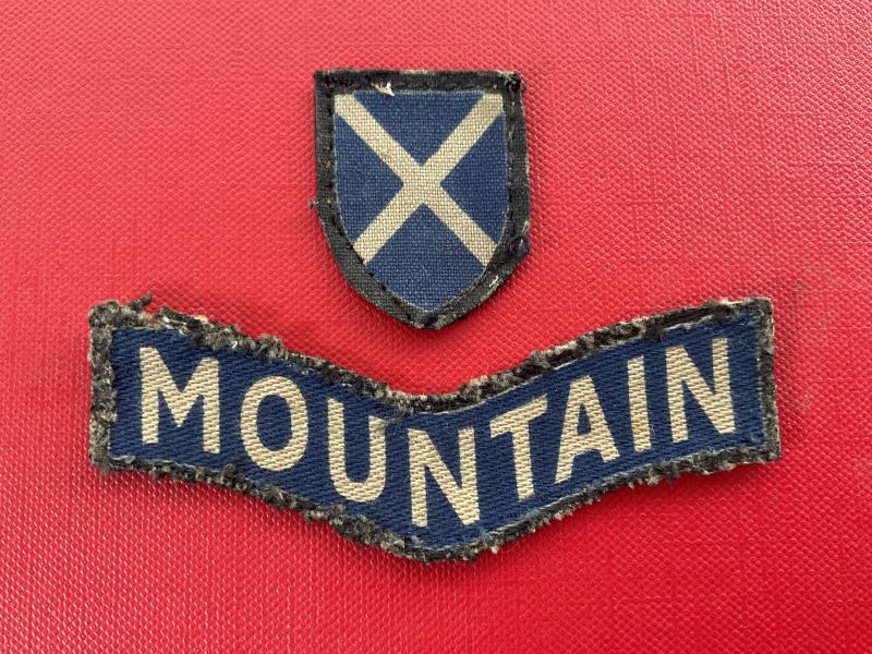 WW2 52nd Lowland Division printed formation signs