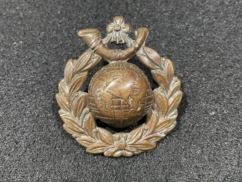 WW1 R.M.L.I other ranks brass cap badge