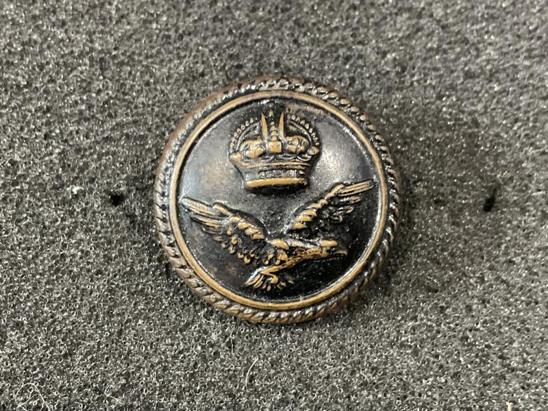 WW1 R.N.A.S Blackened brass officers button