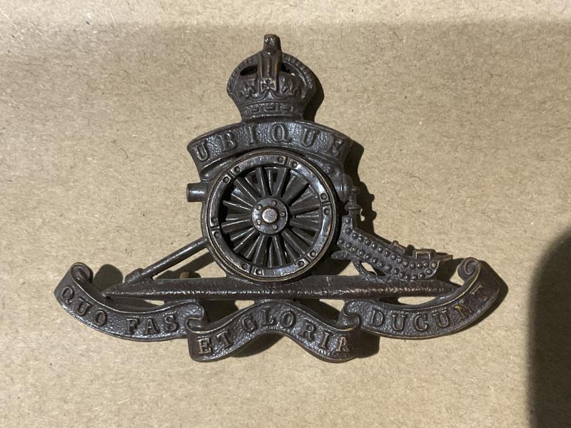 WW1/2 Royal Artillery O.S.D cap badge by Firmin