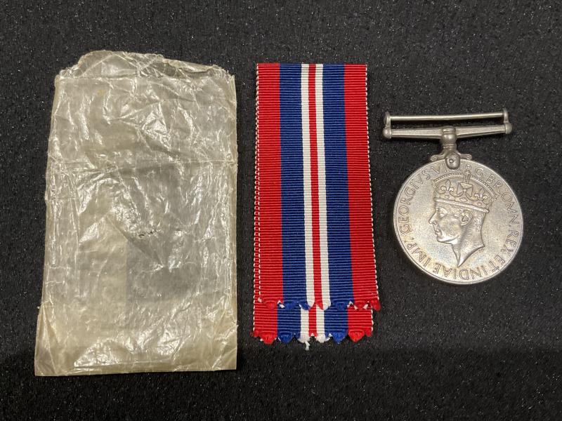 WW2 British War medal still in original packet of issue