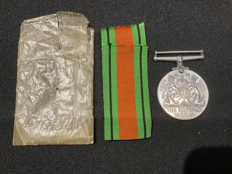 WW2 British Defence medal in original issue packet